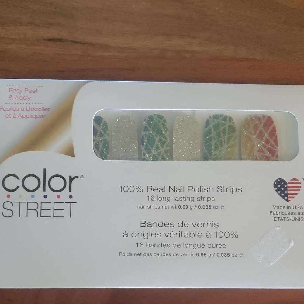 Color Street Glitter Nail Polish Strips - Multicolor